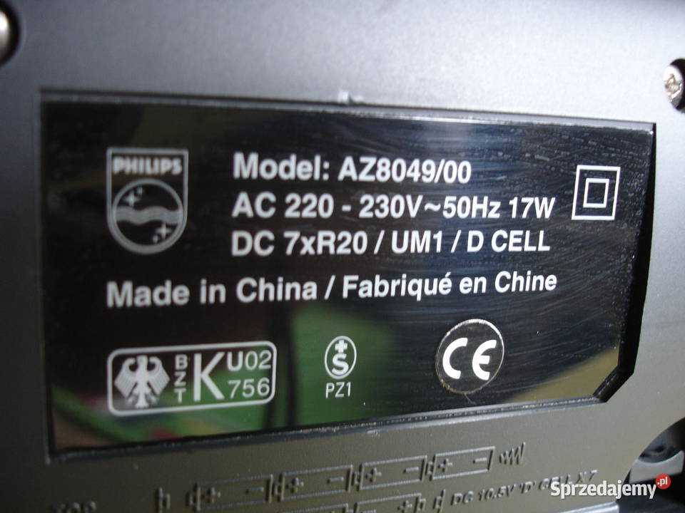 Radiomagnetofon z CD PHILIPS AZ8049 Zielona Góra