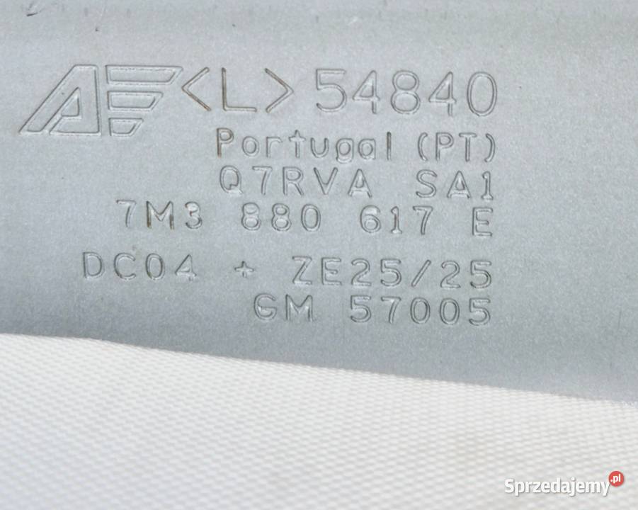 PODUSZKA POWIETRZNA AIRBAG PASAŻERA SHARAN LIFT Działoszyce sprzedam