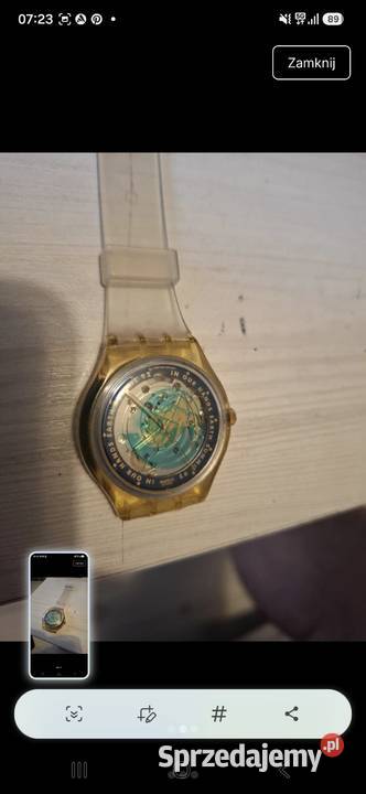 Zegarek mechaniczny swatch