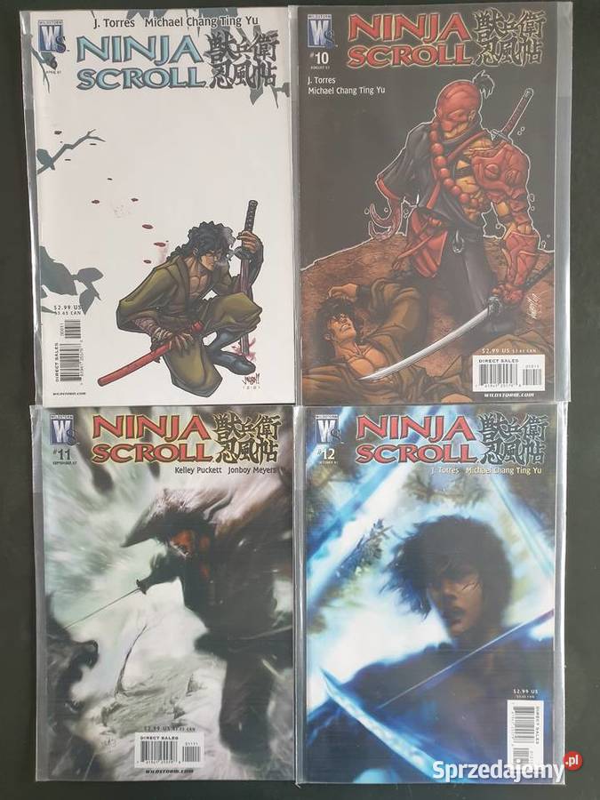 Manga Ninja Scroll 4 komiksy Marvel USA Kultura i Rozrywka pomorskie Gdynia