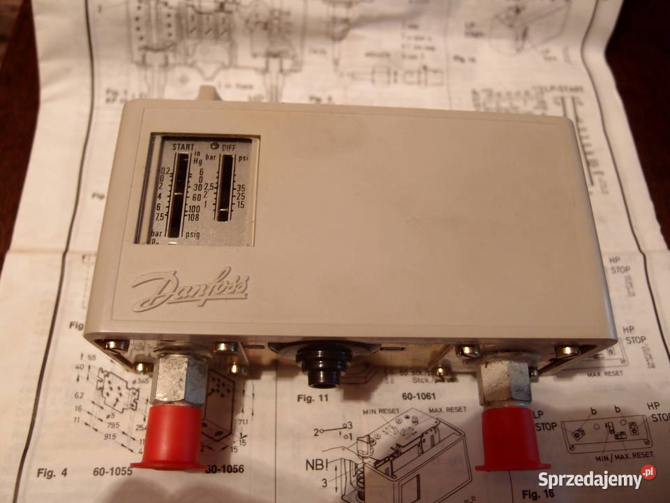 Presostat podwójny Danfoss KP15 0601247