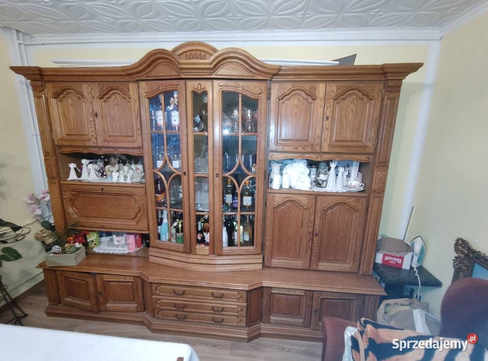 Meblościanka Duża drewniana stylowa szafka do 50cm Kawle Górne sprzedam
