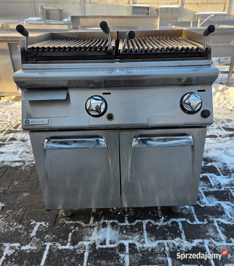 Grill Lava Gazowy Podwójny MARENO Moc 20 kW Biznes i Przemysł Nowe Skalmierzyce