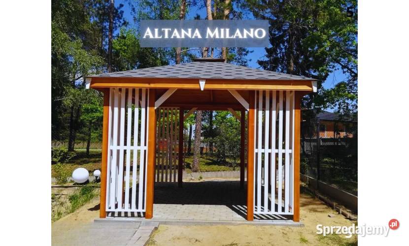 Altanka MILANO drewniana altana pergola ogrodowa mazowieckie Warszawa