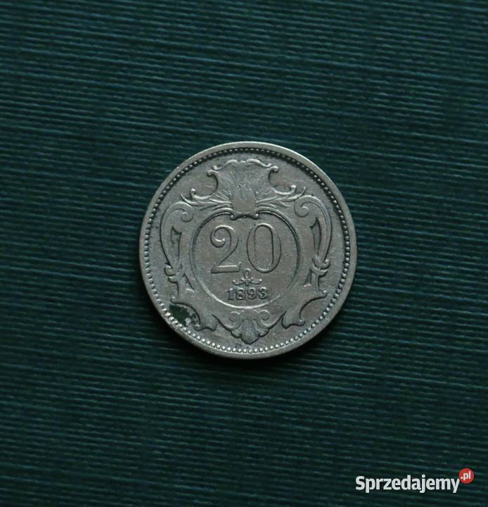 AUSTRIA 20 halerzy 1893r Gliwice sprzedam