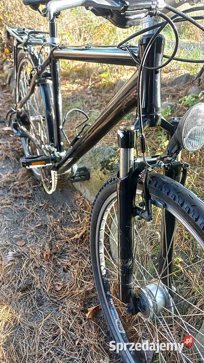 Alu Czarny Rower Miejski Męski 3x8 Alivio dolnośląskie Wołów