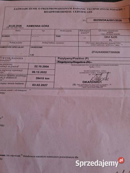 kamper półintegra mały przebieg Kamienna Góra sprzedam