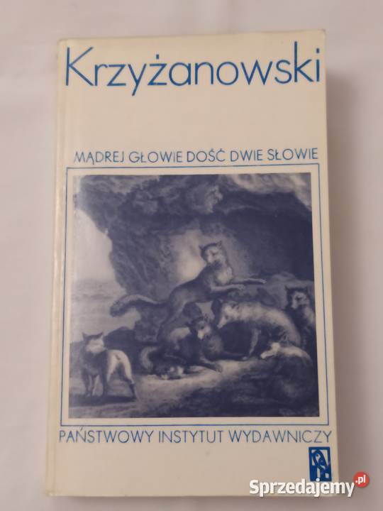 Mądrej głowie dość dwie słowie tom 1 3 Hajnówka sprzedam