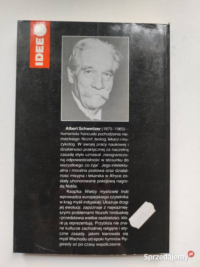 Wielcy myśliciele Indii Albert Schweitzer Les Kielce