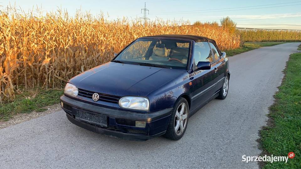 Vw Golf 3 cabrio 18 benzyna 90 koni nowy da 2/3 Nowy Targ