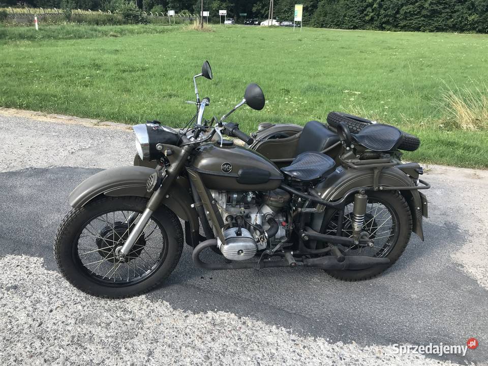 Ural z przyczepką Kamieniec Ząbkowicki