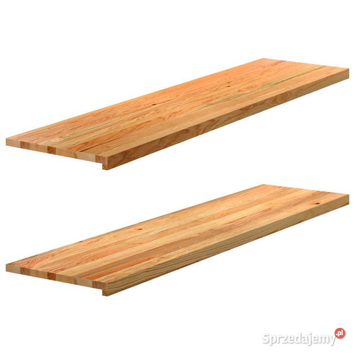 Parapety 2 jasnobrązowy 160x40x2 lite drewno Pozostałe Warszawa