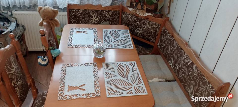 Narożnik kuchenny stół 2 krzesła Żary