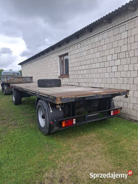 Przyczepa platforma laweta do bel Długość 73 m Garwolin