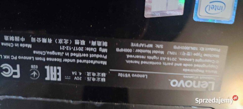 Komputery All in one uszkodzone 3 sztuki Lenovo Drzycim