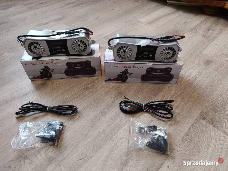Radio Motocyklowe Głośnikami FM USB SD BLUETOOTH śląskie Kłomnice