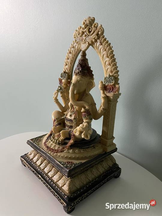 Ganesha symbol obfitości sukcesu bogactwa Figurki i rzeźby Brodnica