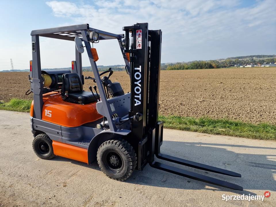 Wózek widłowy TOYOTA 6FG15 wózki widłowe TOYOTA gaz