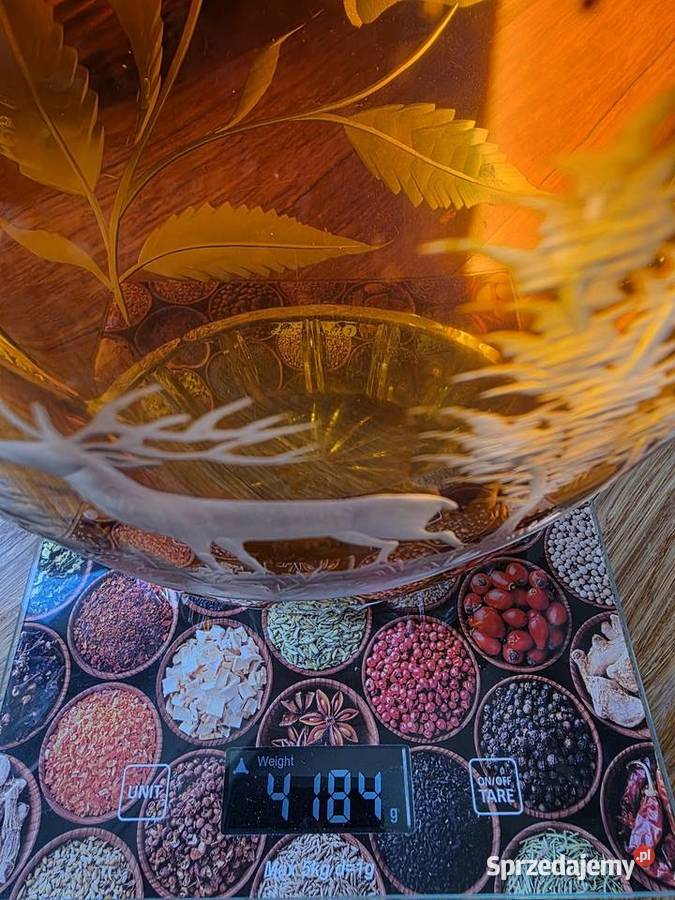 Kryształy PRL dwie sztuki Warszawa