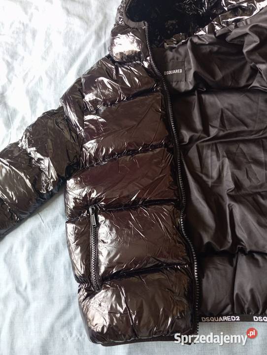 Kurtka puchowa Dsquared2 regular fit błyszcząca podlaskie Białystok