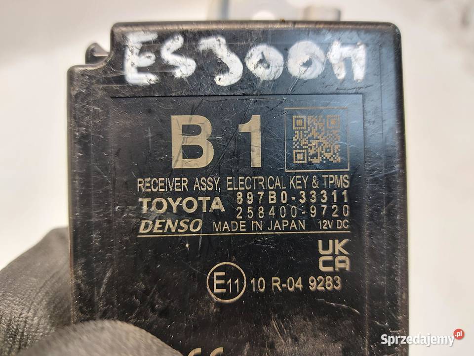 LEXUS ES300H Moduł sterownik ASSY TPMS