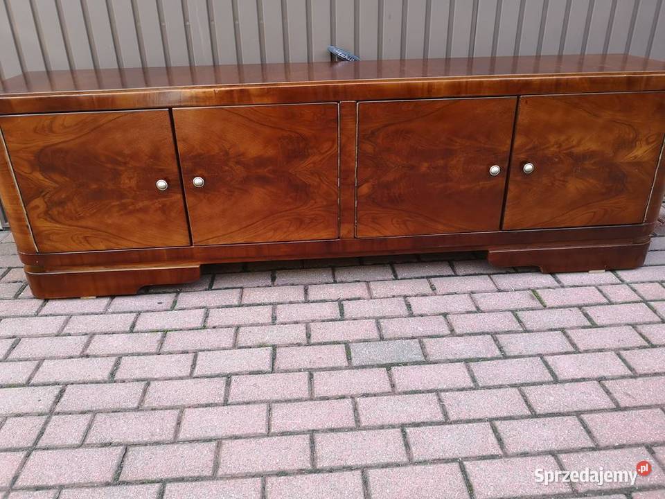 Komoda Szafka RTV 202 ARTDECO Orzech Niska Stara Swarzędz