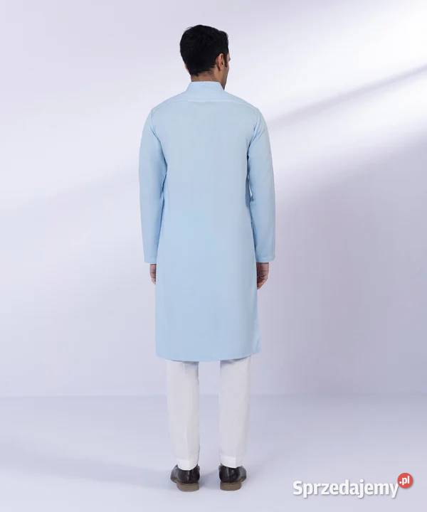 Męska tunika orientalna L niebieska wiskoza Odzież codzienna Moda i Styl zachodniopomorskie Szczecin