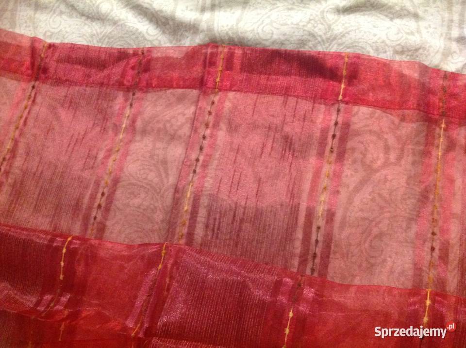 Firanka Rzymska Czerwona Nowa Sól sprzedam