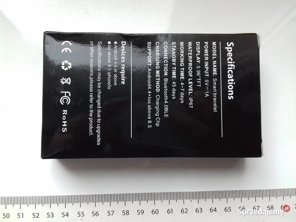 Smart Bracelet M4 Opaska z kolorowym LCD z Pozostałe Bydgoszcz
