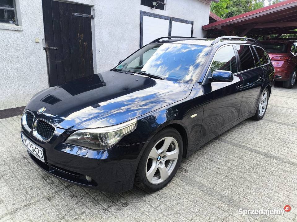 BMW 520d m47n HUD Skóra Panorama manualna Motoryzacja Mylin