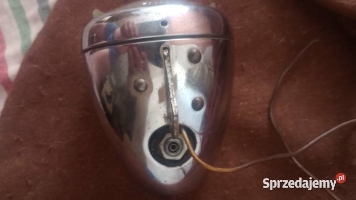 Stara lampa rowerowa BOSCH z licznikiem Szczebrzeszyn