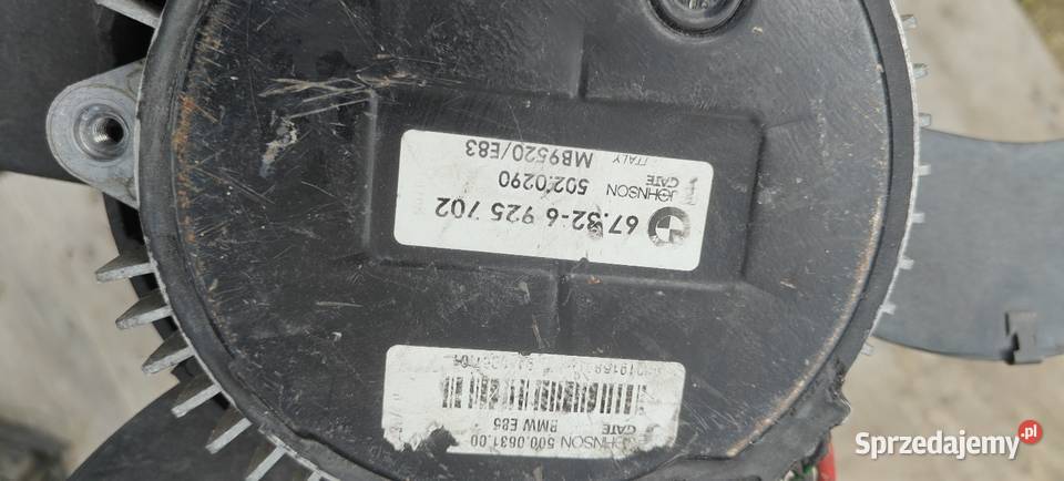 BMW Z4 E85 E86 Wentylator Wiatrak Chłodnicy 400W Wentylatory chłodnicy Siechnice