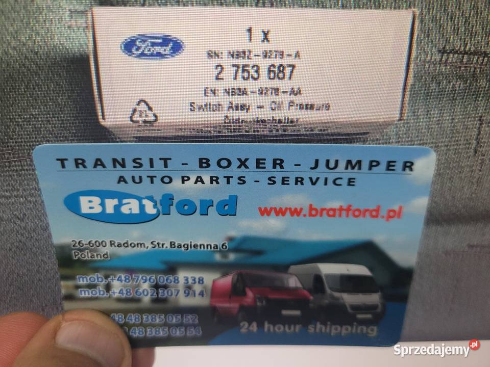 CZUJNIK CIŚNIENIA OLEJU FORD 2753687 NB3A9278AA Motoryzacja mazowieckie