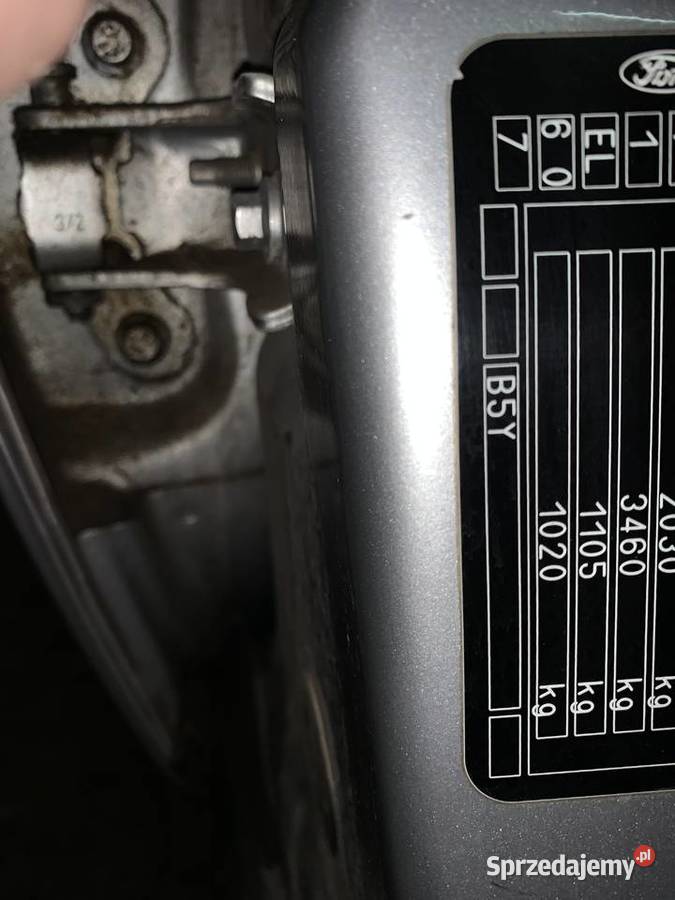 Maska B5Y Forda Mondeo MK3 Wojcieszków