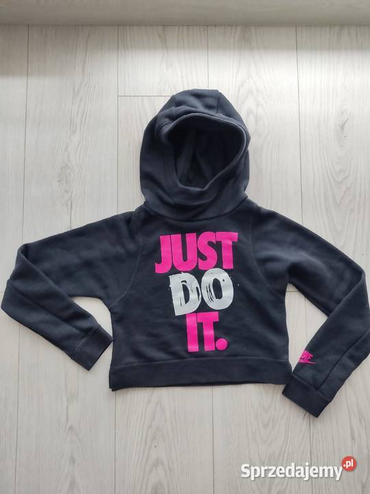 bluza Nike z kapturem czarna just do it rozmiar mazowieckie Mława