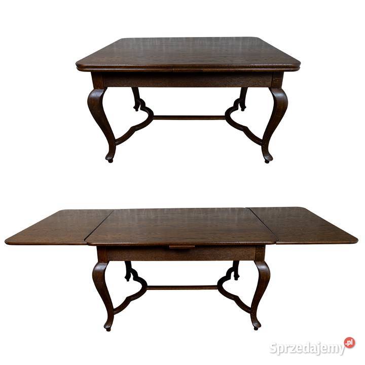 Stół międzywojenny stary antyk dębowy stylowy wielkopolskie