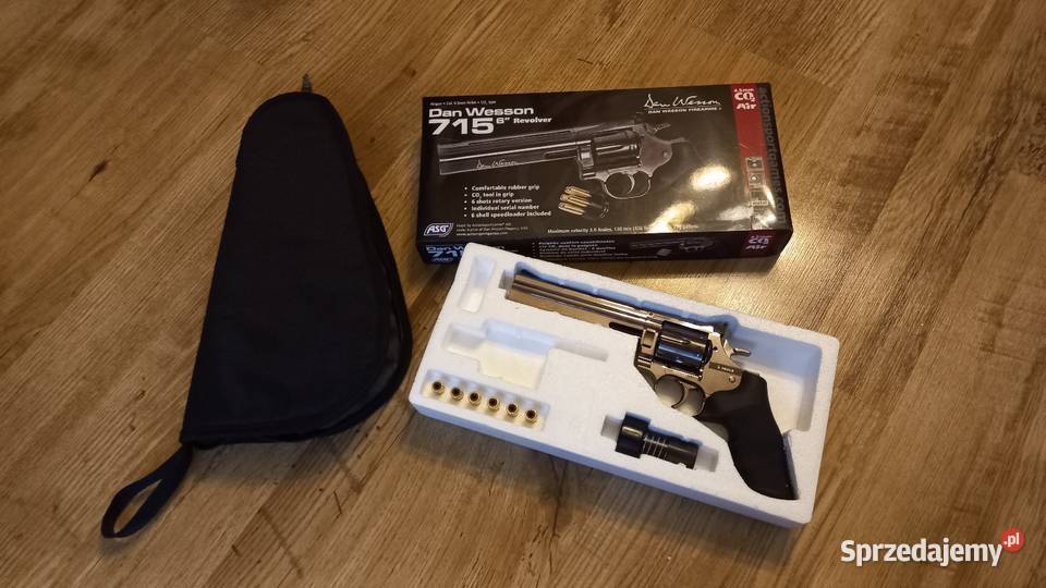 Wiatrówka Dan Wesson 715 Diabolo 45 mm nowa wielkopolskie Węgierki