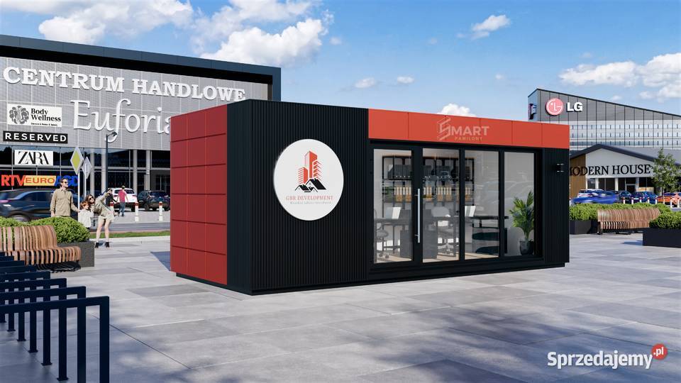 Kontener Biurowy Handlowy Usługowy Pawilon 21m2 sprzedam