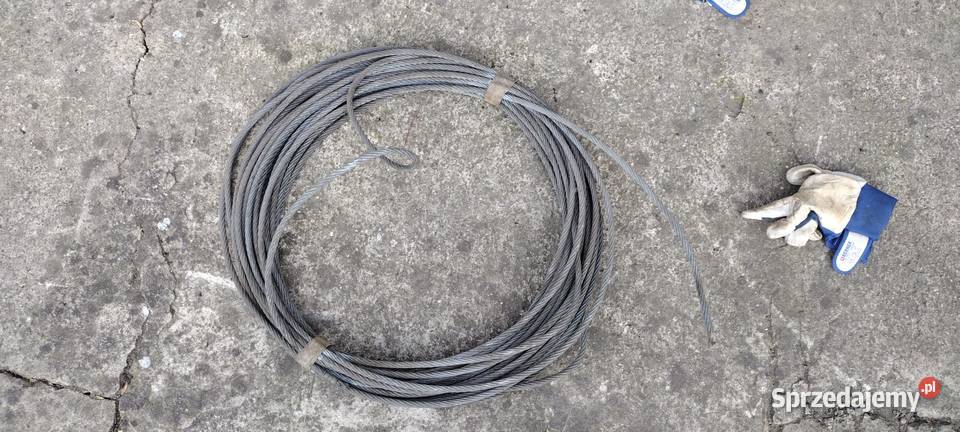 Liny stalowe 8mm 6mm 4mm nowe