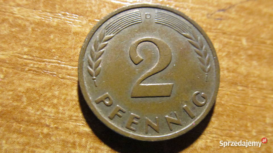 MONETA 2 pfennig 1963 sprzedam