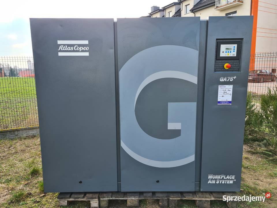 Kompresor śrubowy ATLAS COPCO GA 75 Zduny