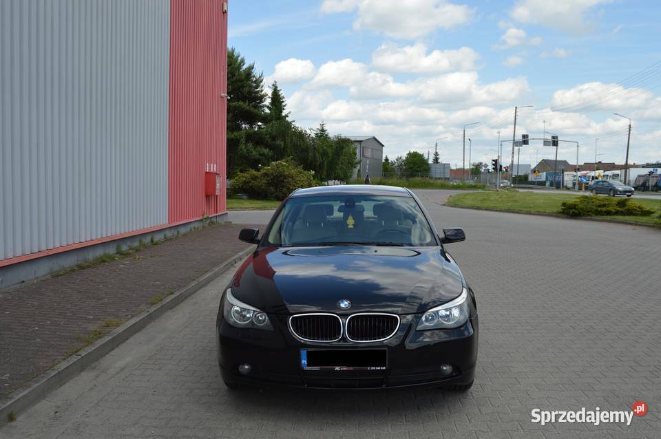 BMW E60 520d M47 niski przebieg salon wspomaganie kierownicy Długołęka