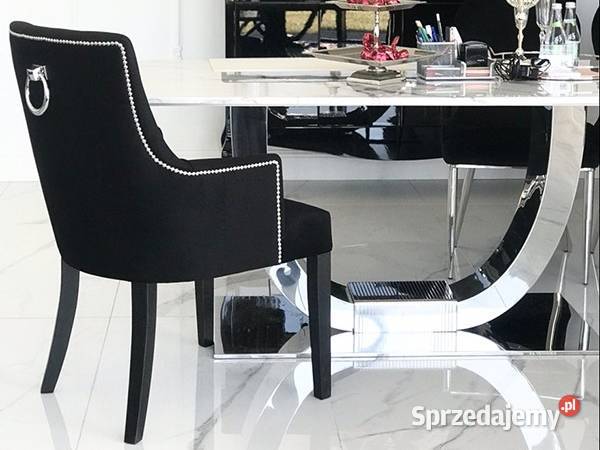 Krzesło glamour drewniane do jadalni do gabinetu mazowieckie Warszawa