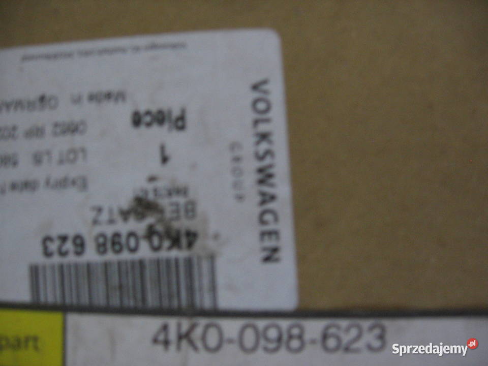 4K0098623 AUDI A6 C8 Zestaw mocujący zderzaka Warszawa