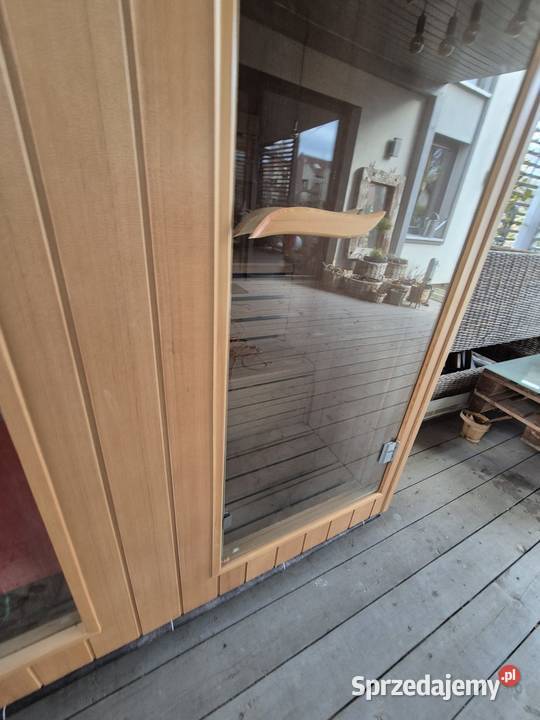 Sauna fińska sucha zewnetrzna piec kamienie Wrocław