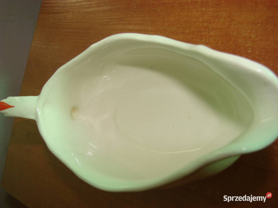 Arabia mała porcelanowa sosjerka Porcelana i szkło Pruszcz Gdański