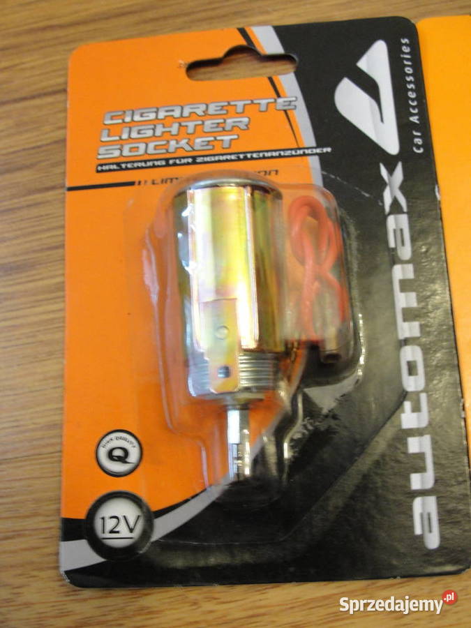 Zapalniczka samochodowa motocyklowa 12V NOWA Nowy Sącz