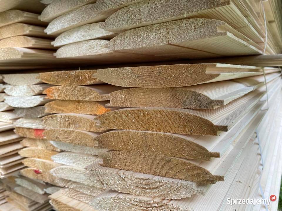 Nowość Deska Elewacyjna Świerk Półbal imitacja Zamość