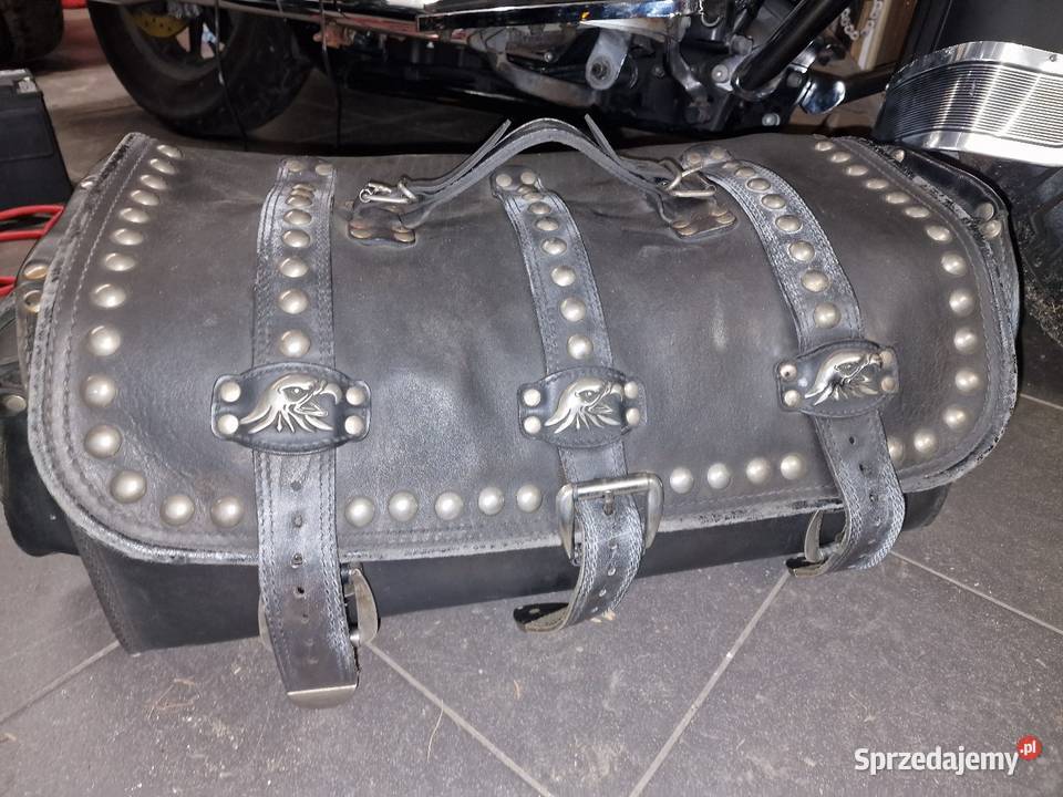 Kufer centralny skórzany motocyklowy Wałbrzych