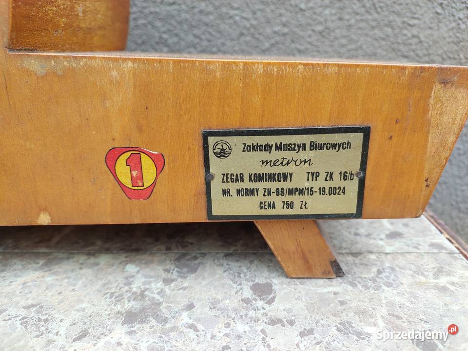 580 Skrzynia obudowa zegara kominkowego Tczew